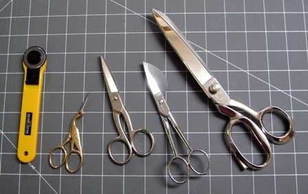 different types of scissors for sewing